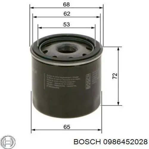 Фильтр очистки масла центробежный Bosch 0986452028 цена, от 3.94 USD