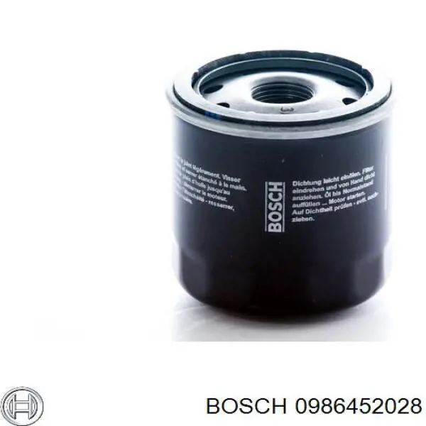 Масляный фильтр 0986452028 Bosch