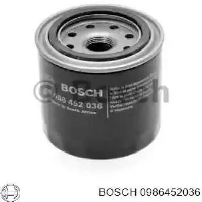 Filtro de aceite 0986452036 Bosch