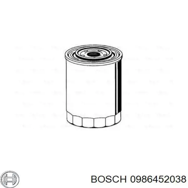 Масляный фильтр 0986452038 Bosch