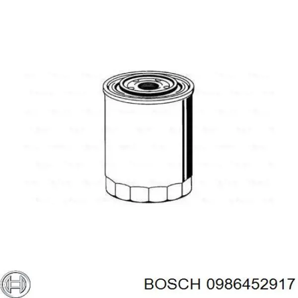 Масляный фильтр 0986452917 Bosch