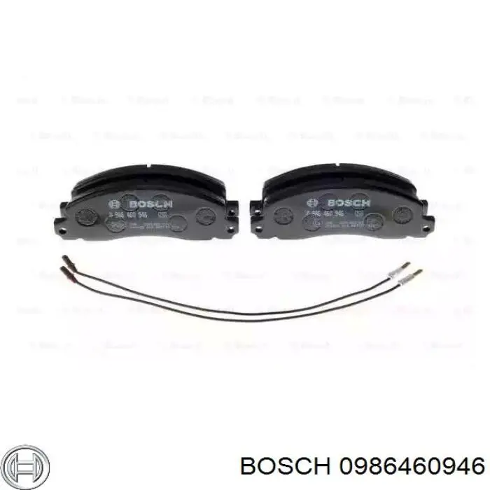 Передние тормозные колодки 0986460946 Bosch