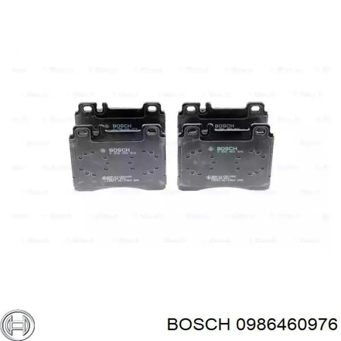 0 986 460 976 Bosch колодки тормозные передние дисковые