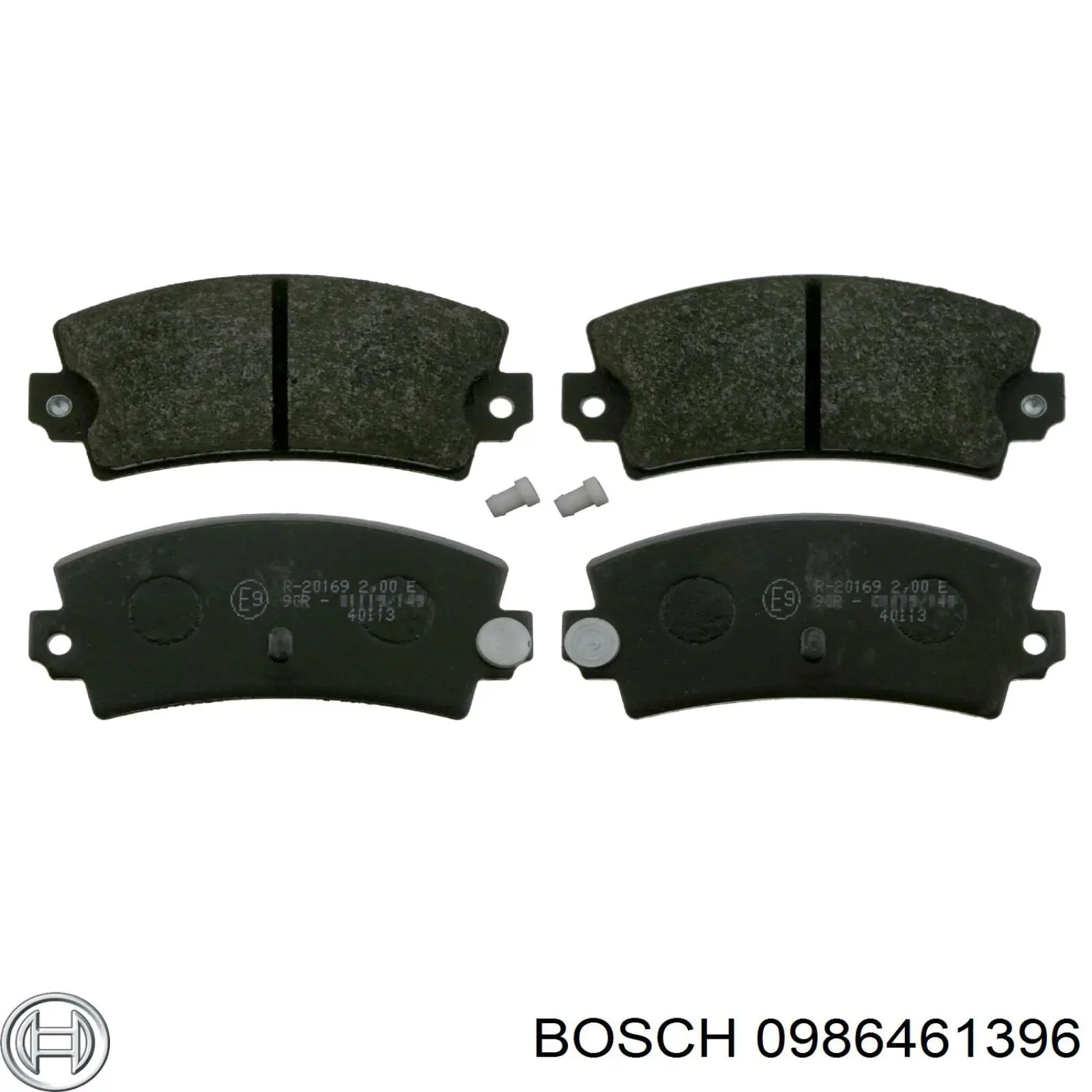 Передние тормозные колодки 0986461396 Bosch