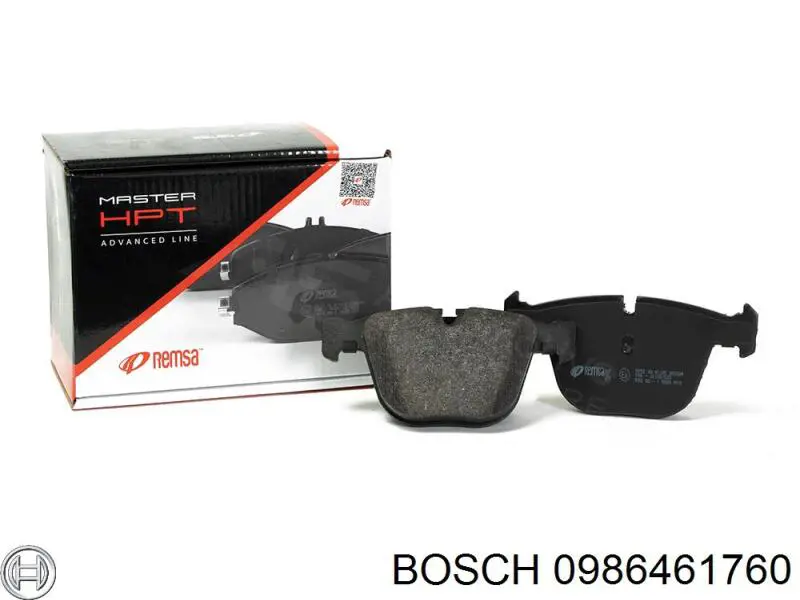 0986461760 Bosch передние тормозные колодки