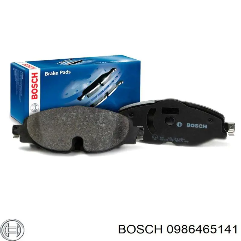 0986465141 Bosch колодки тормозные передние дисковые