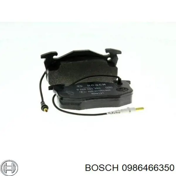 0986466350 Bosch колодки тормозные передние дисковые