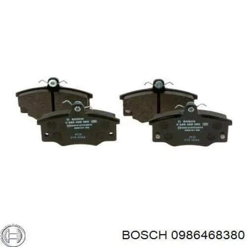 0 986 468 380 Bosch колодки тормозные передние дисковые