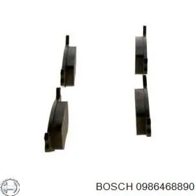 0 986 468 890 Bosch колодки тормозные передние дисковые