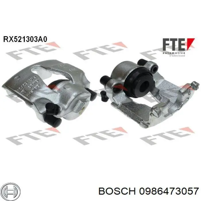 Купить 0986473057 Bosch Суппорт тормозной передний левый