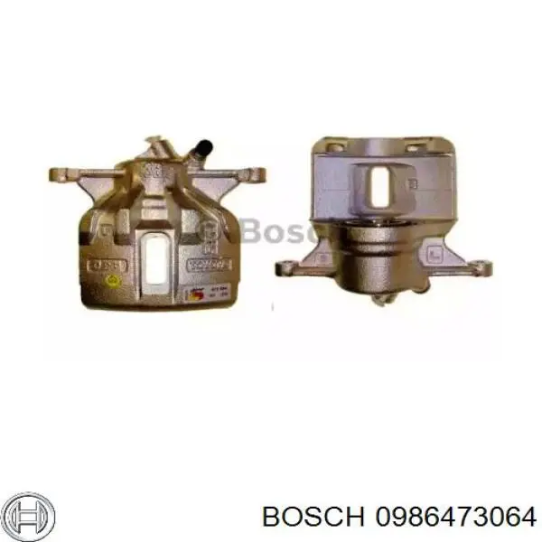 Суппорт тормозной передний левый 0986473064 Bosch