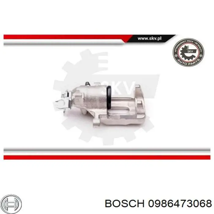 Задний левый суппорт Bosch 0986473068 цена, от 40.09 USD
