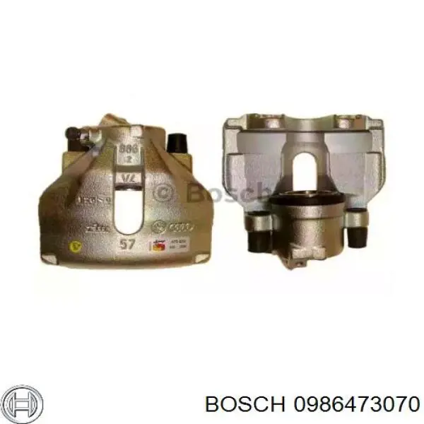Суппорт тормозной передний левый Bosch 0986473070