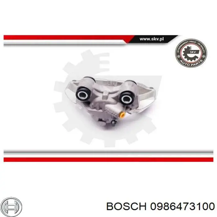 Купить 0986473100 Bosch Суппорт тормозной передний левый