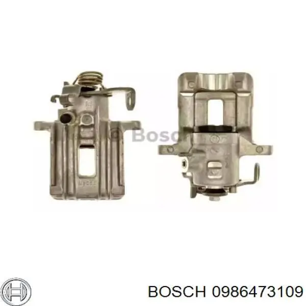 0986473109 Bosch суппорт тормозной задний левый