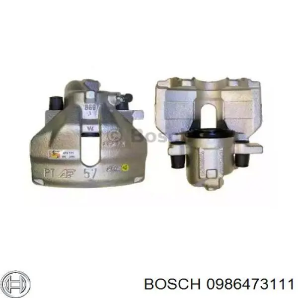 0986473111 Bosch суппорт тормозной передний левый