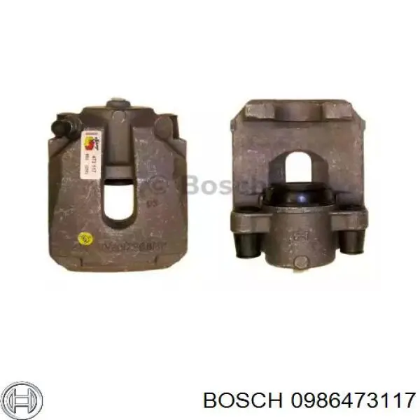 Суппорт тормозной задний левый 0986473117 Bosch