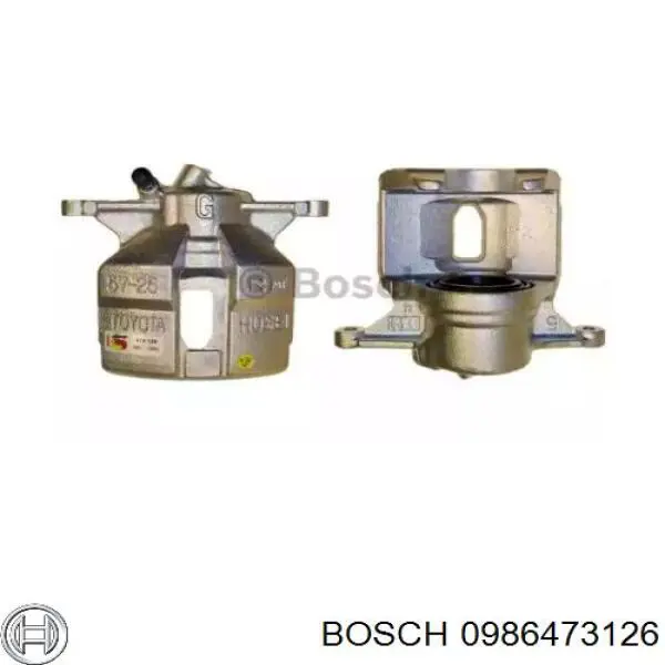 Суппорт тормозной передний левый 0986473126 Bosch