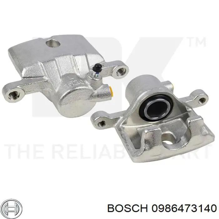 Купить 0986473140 Bosch Суппорт задний левый