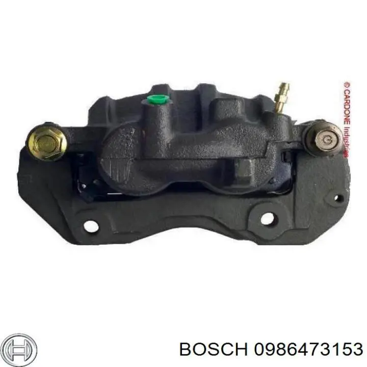 0986473153 Bosch Суппорт тормозной, передний, левый