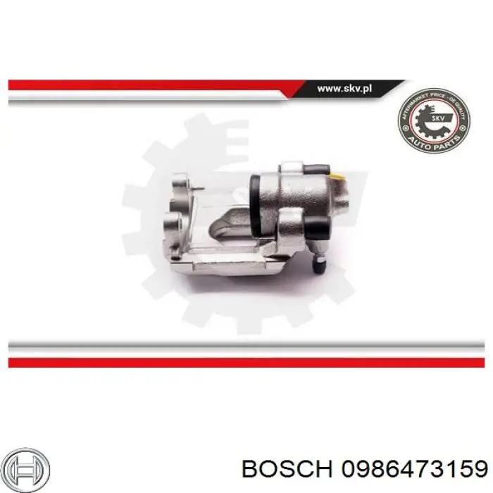 Купить 0986473159 Bosch Суппорт задний левый