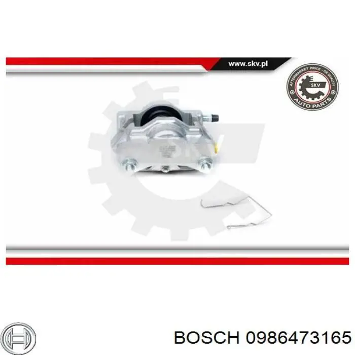 Задний левый суппорт Bosch 0986473165 цена, от 55.98 USD