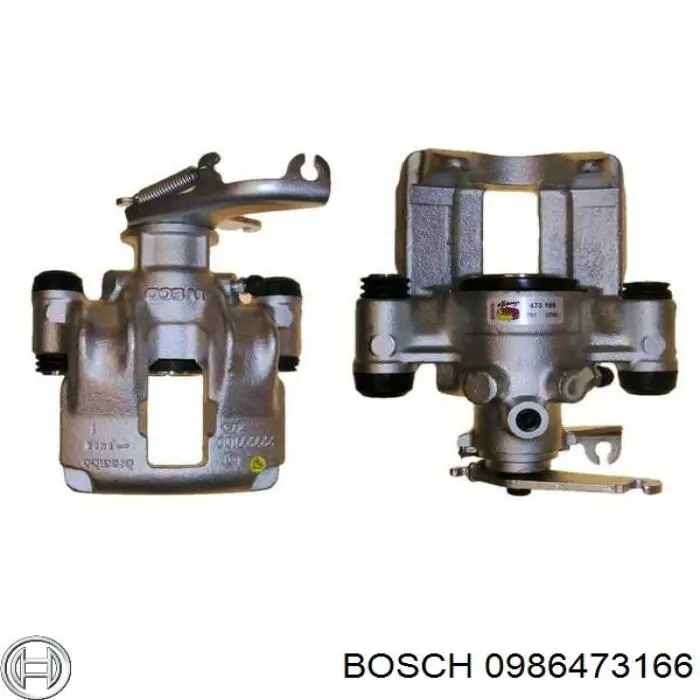 Суппорт тормозной задний левый Bosch 0986473166