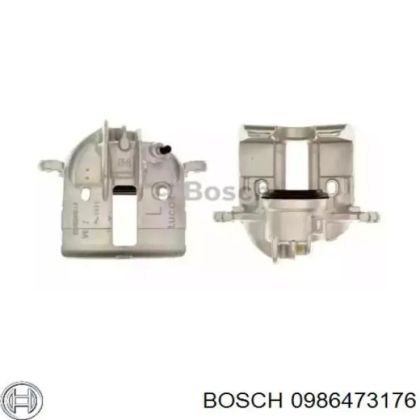 Суппорт тормозной передний левый 0986473176 Bosch