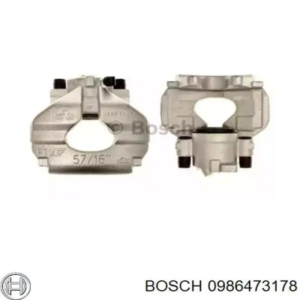 0 986 473 178 Bosch суппорт тормозной передний левый