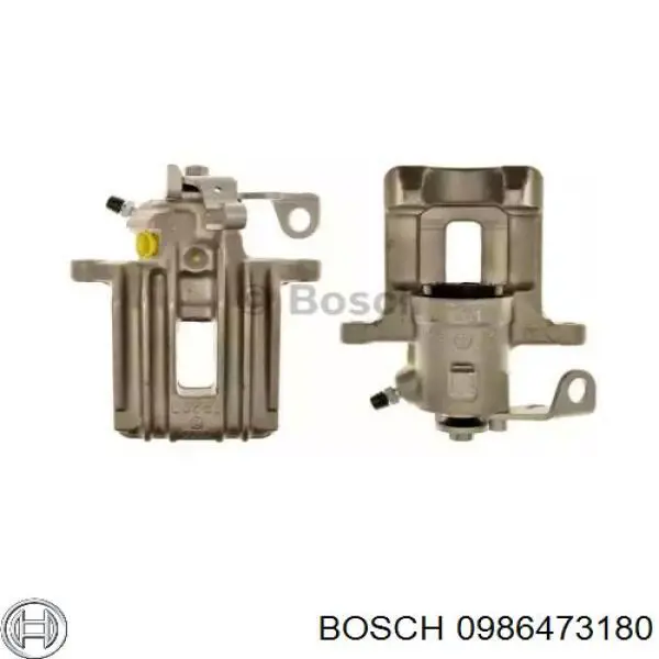 0986473180 Bosch суппорт тормозной задний левый