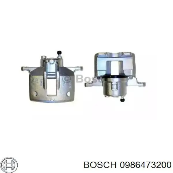 0 986 473 200 Bosch суппорт тормозной передний левый