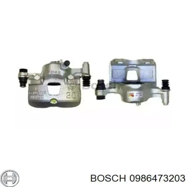 Суппорт тормозной передний левый 0986473203 Bosch