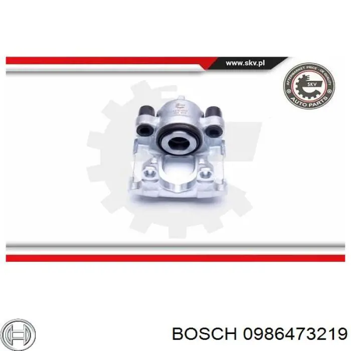Суппорт задний левый 0986473219 Bosch