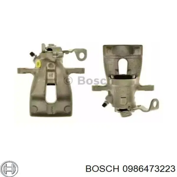 0986473223 Bosch суппорт тормозной задний левый