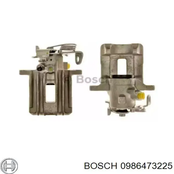 0986473225 Bosch суппорт тормозной задний левый