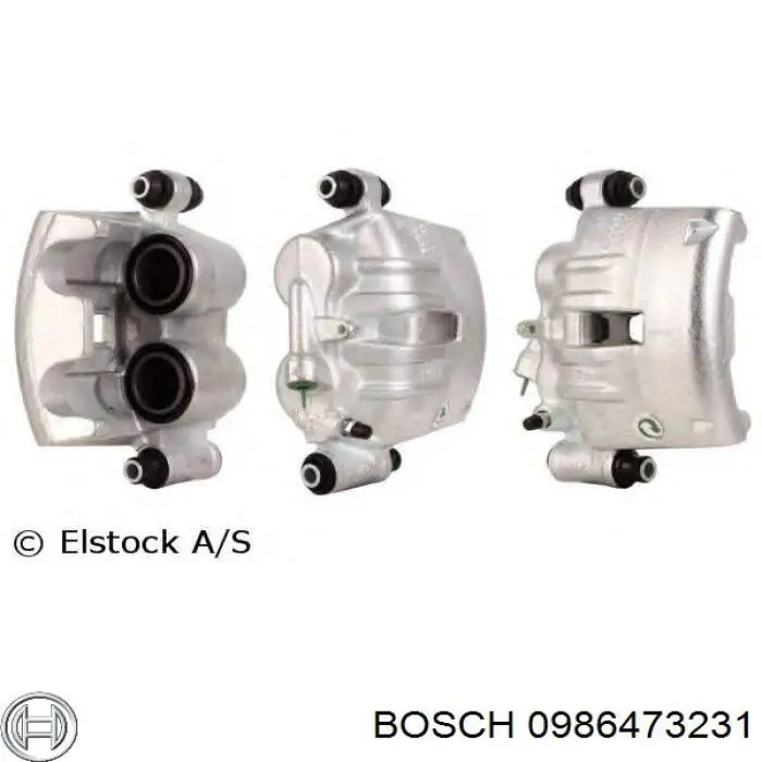 Купить 0986473231 Bosch Суппорт тормозной передний левый