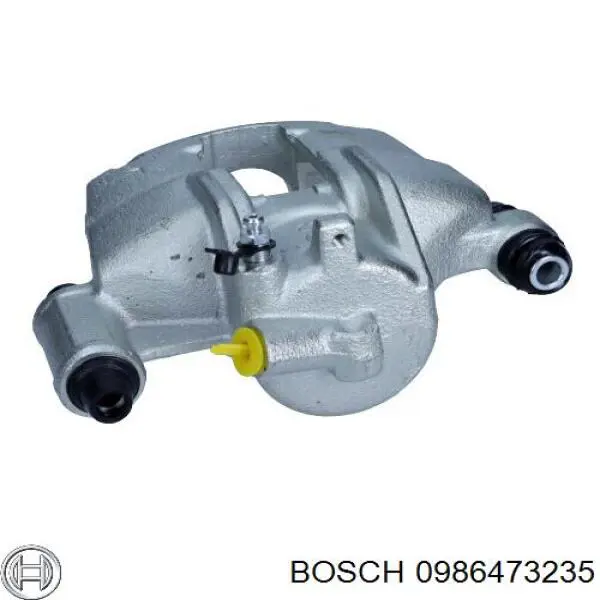Купить 0986473235 Bosch Суппорт тормозной передний левый
