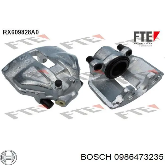 Суппорт тормозной передний левый 0986473235 Bosch
