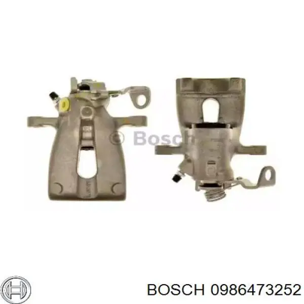 0 986 473 252 Bosch суппорт тормозной задний левый