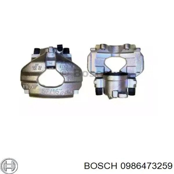 Суппорт тормозной передний левый 0986473259 Bosch