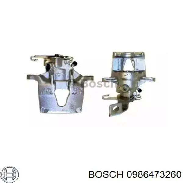 0 986 473 260 Bosch суппорт тормозной задний левый