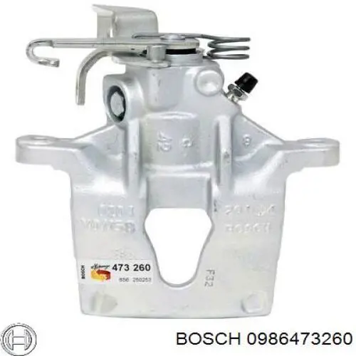 Pinza de freno trasera izquierda 0986473260 Bosch