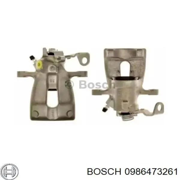 0986473261 Bosch суппорт тормозной задний правый