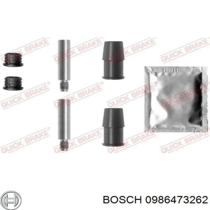 Купить 0986473262 Bosch Суппорт тормозной передний левый