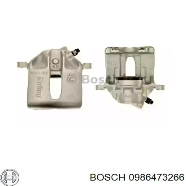 Суппорт тормозной передний левый 0986473266 Bosch