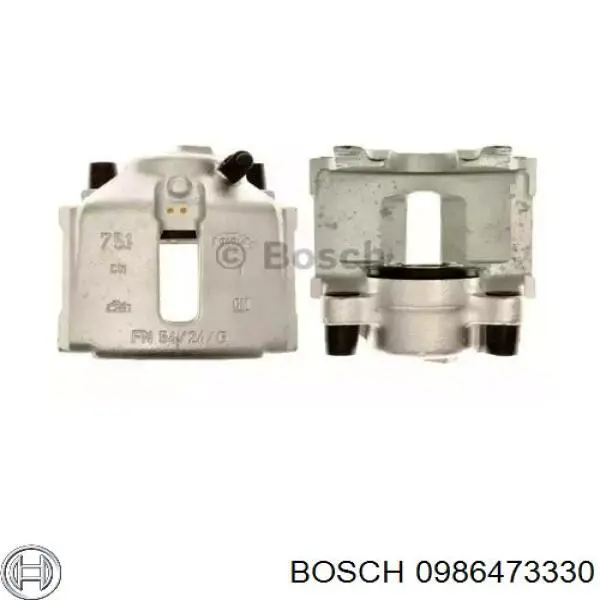 Суппорт тормозной передний левый 0986473330 Bosch