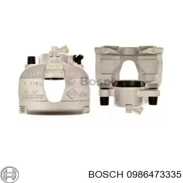 Суппорт тормозной передний левый 0986473335 Bosch