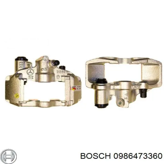 Купить 0986473360 Bosch Суппорт задний правый