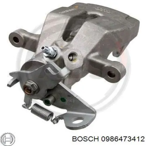 0986473412 Bosch суппорт тормозной задний левый