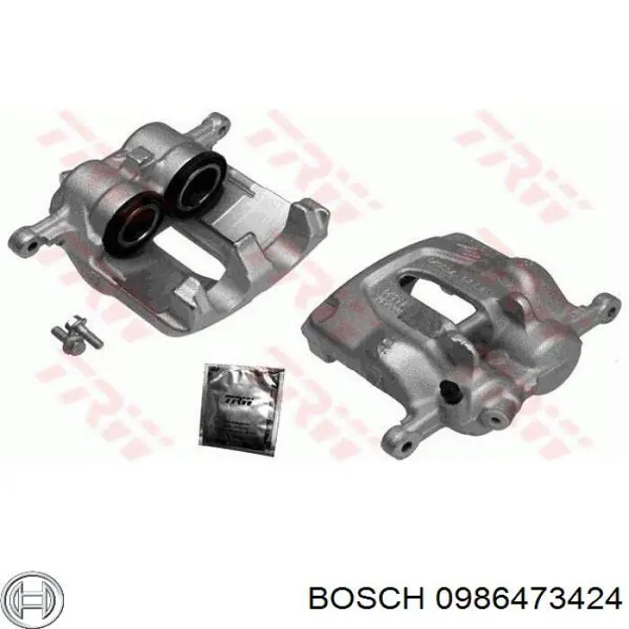 0986473424 Bosch Суппорт тормозной, передний, левый
